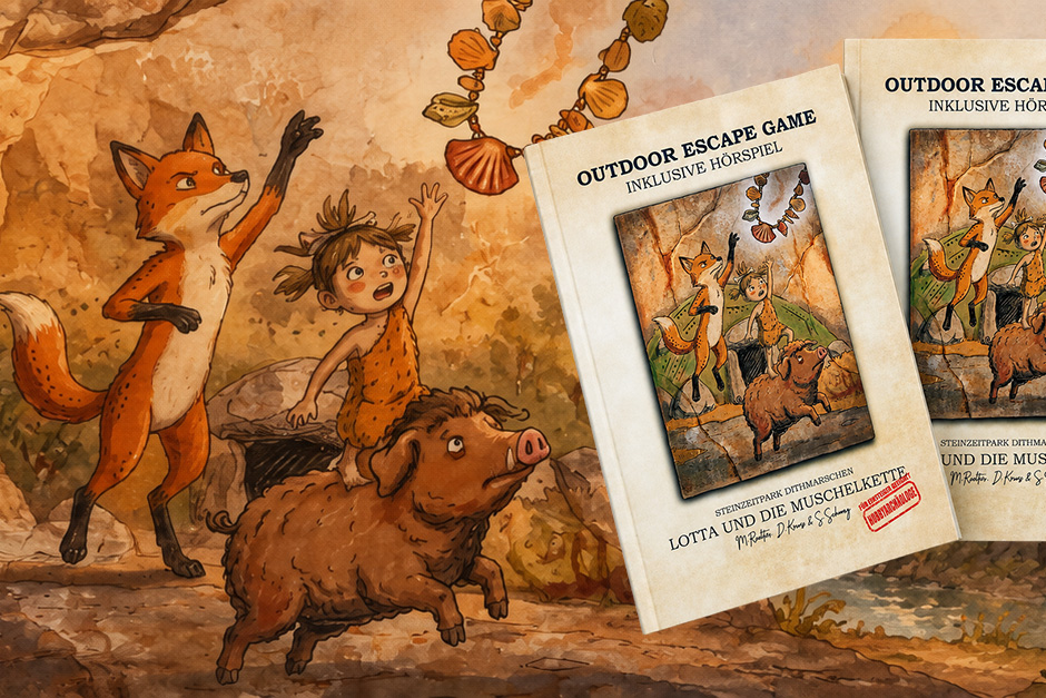 Auf Spurensuche im Steinzeitpark Outdoor-Escape-Game "Lotta und die Muschelkette"